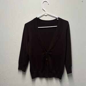 Banana Republic Dark Brown Cardigan Sweater